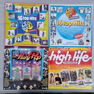 20230208-163603.jpg 16 top hits club top 13 high life 4 compilati Disc vinil* ? Yazoo - Alice - Falcon - Nena - Culture Club - Boytronic - Status Quo - Genesis - Abba - Inner Circle - Visage