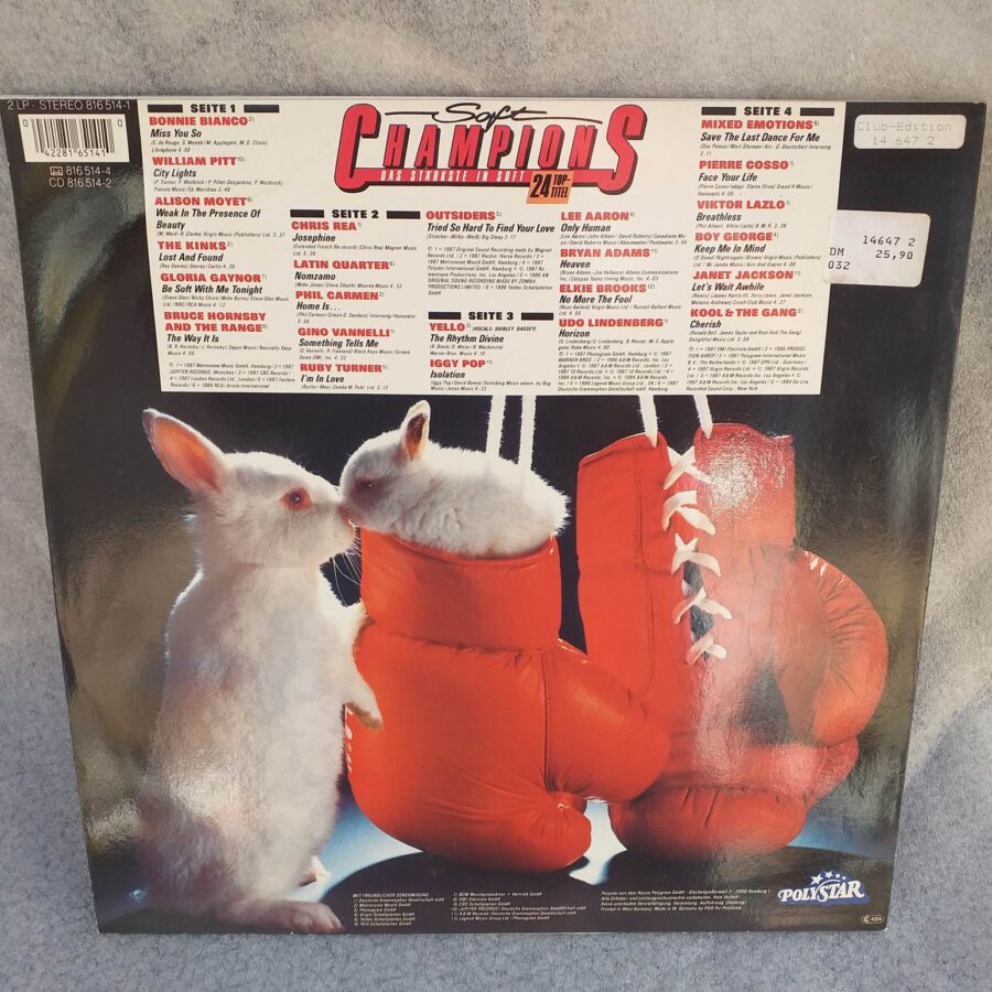 COMPILATIE - Yello, Brian Adams, Iggy Pop, Chris Rea, Bonnie Bianco, Alison Moyet, Phil Carmen Disc vinil*
