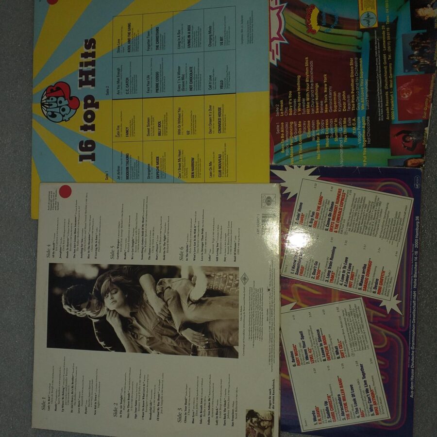 4 compilatii Disc vinil Fancy Den Harrow Modern Talking CC Catch Yazoo Kuschelrock (SNG)
