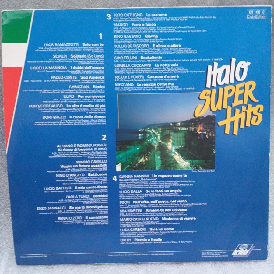 Pupo / Fiordaliso - Mario Castelnuovo - Drupi - Nino D'Angelo - Lucio Battisti - Disc VINIL 2LP VG VG+ Italo Super Hits Gianna Nannini - Drupi - Toto Cutugno - Ricchi E Poveri Ricchi E Poveri - Al Bano & Romina Power