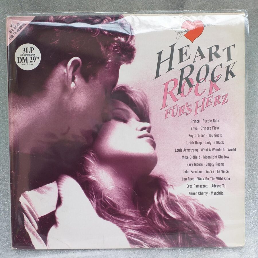 Heart Rock 3LP Enya - Roy Orbinson - Chris Rea - Lou Red - Alphaville Disc VINIL VG Prince - Uriah Heel - T-Pau Blue System - Gary Moore