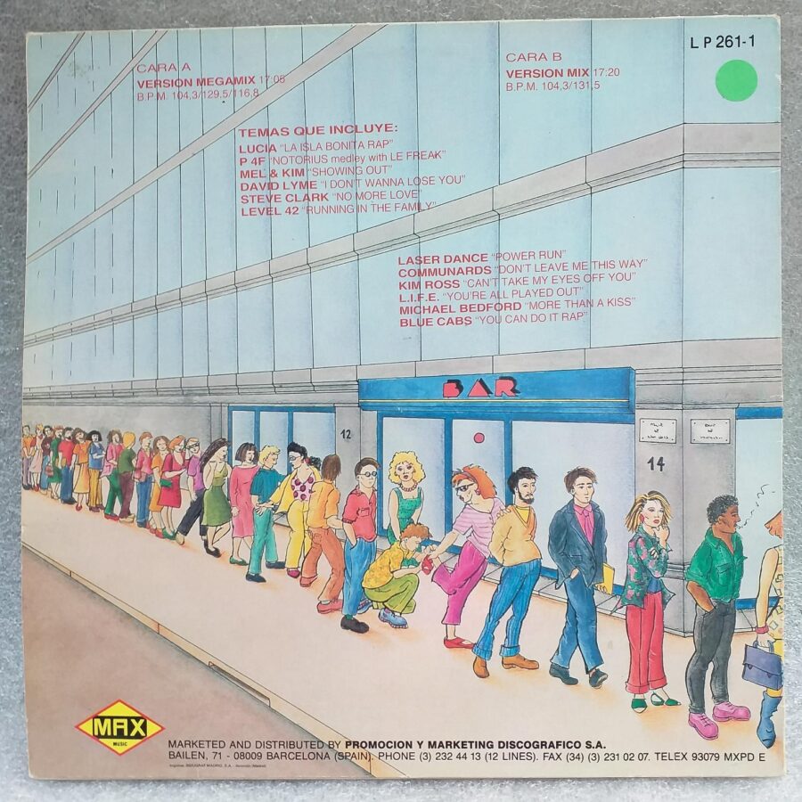 20231122_154056 Max Mix 5 Disc VINIL EX Lucia - Mel & Kim - Laser Dance - Kim Ross- Level 42 - Communards
