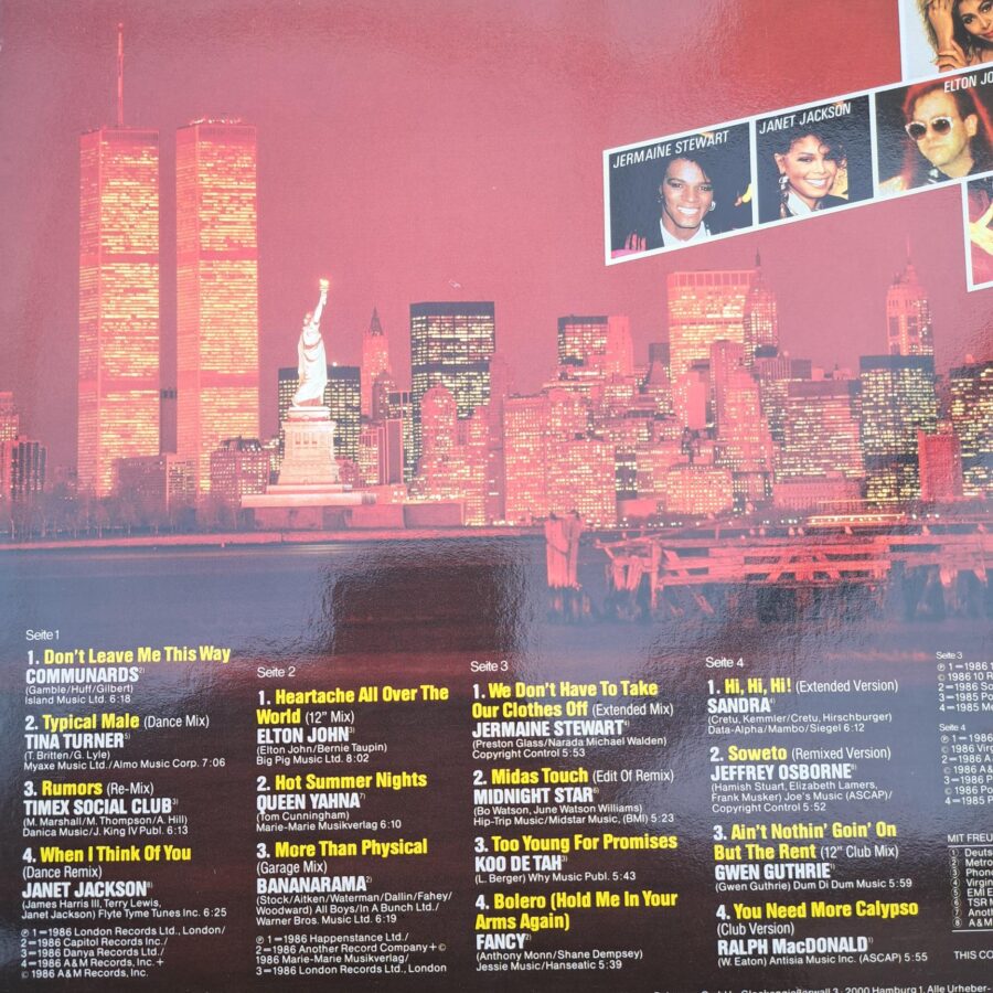peste 100 melodi 8 discuri Compilatii cu cele mai bune melodi ale anilor 80 Disc VINIL LP VG VG+ (box2:2)