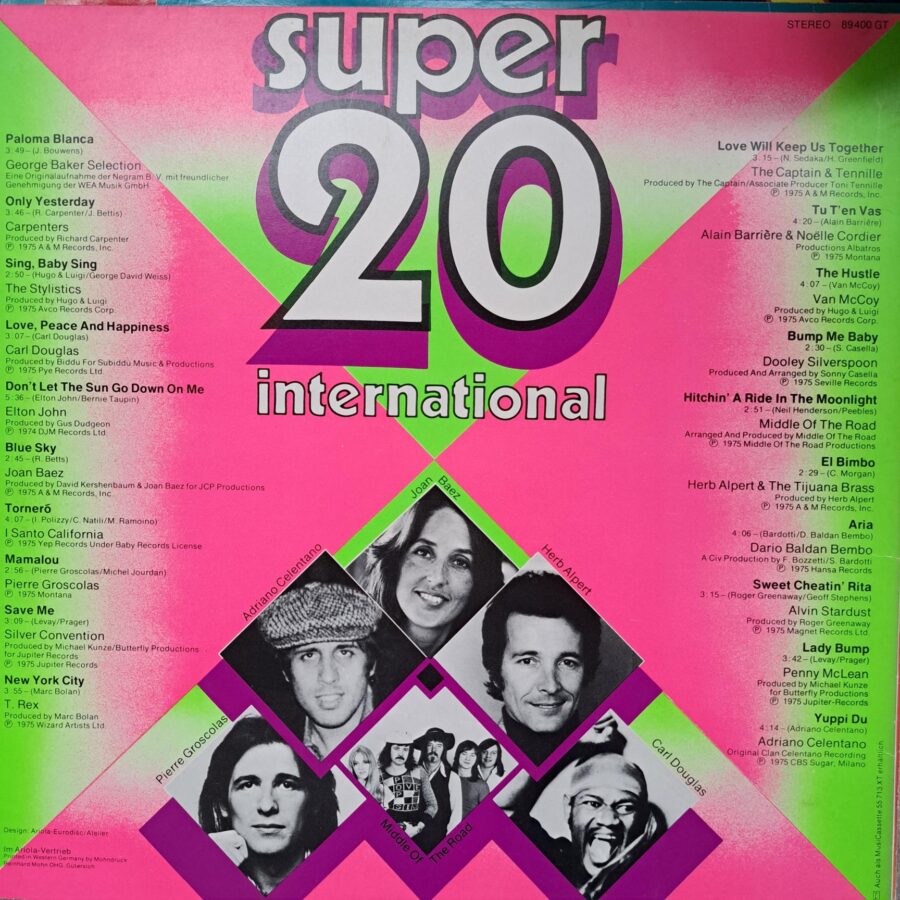 Hituri compilatii cele mai bune melodii pe selecti lot 4 buacati Disc VINIL LP VG+ (box8:9)