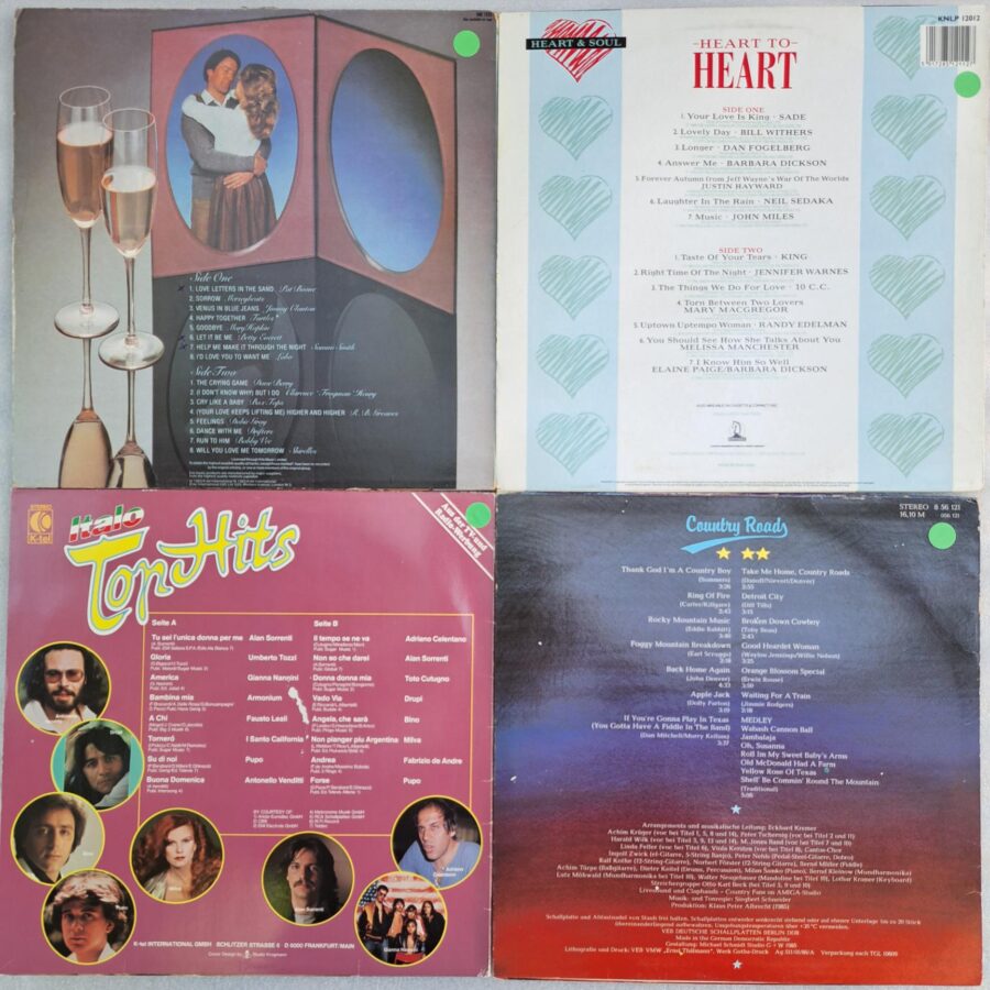 4 COMPILATI Discuri VINIL LP VG+ (box6:7)