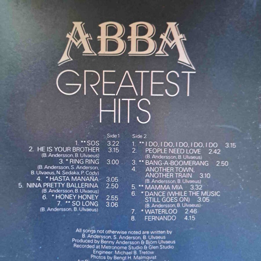 ABBA – Greatest Hits – Disc Vinil LP VG+ (lotG)