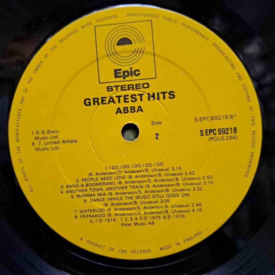 ABBA – Greatest Hits – Disc Vinil LP VG+ (lotG)