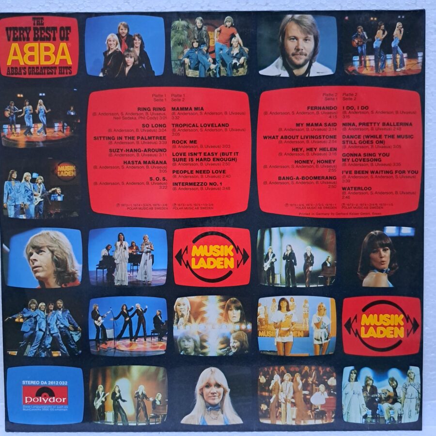 ABBA – The Very Best Of ABBA (ABBA's Greatest Hits) – Disc Vinil 2LP VG (lotR)