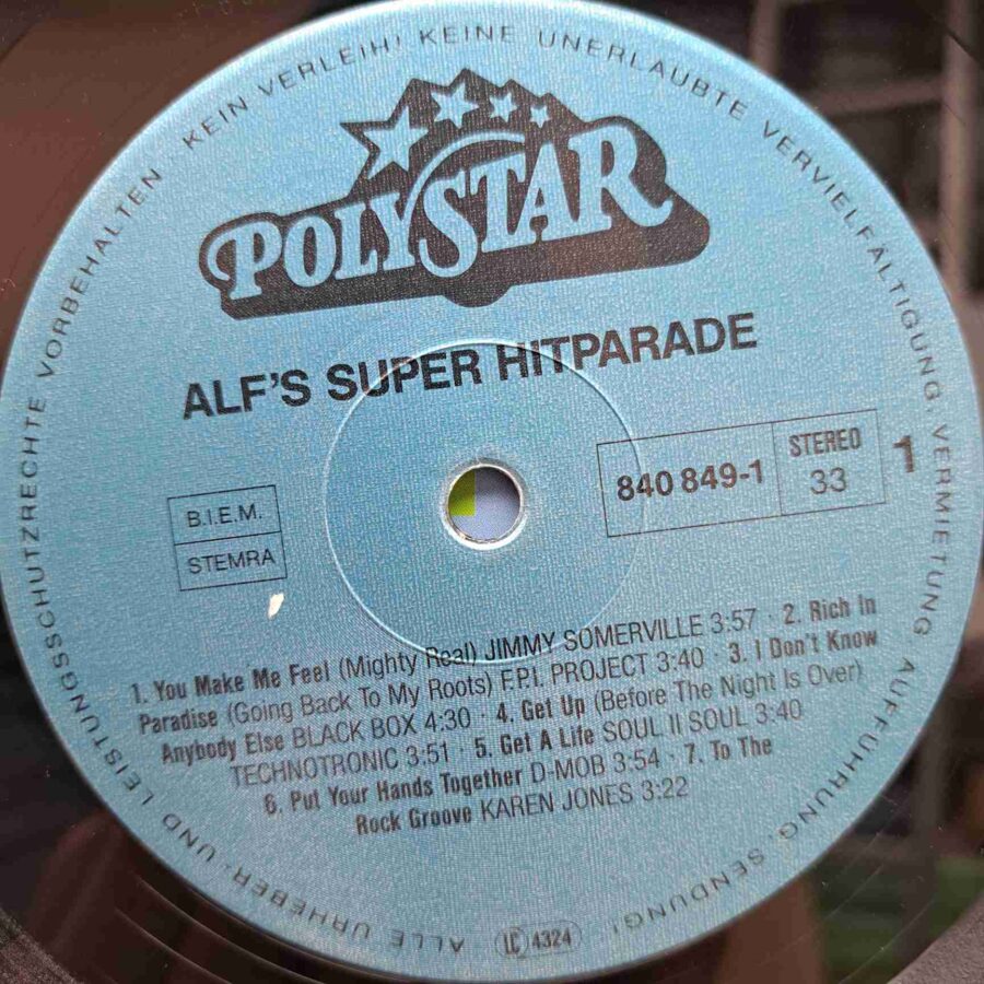 Alf's Super Hitparade - Chris De Burgh, D-Mob, Arthur Baker, Elton John - Disc Vinil 2LP VG+ (lotM)