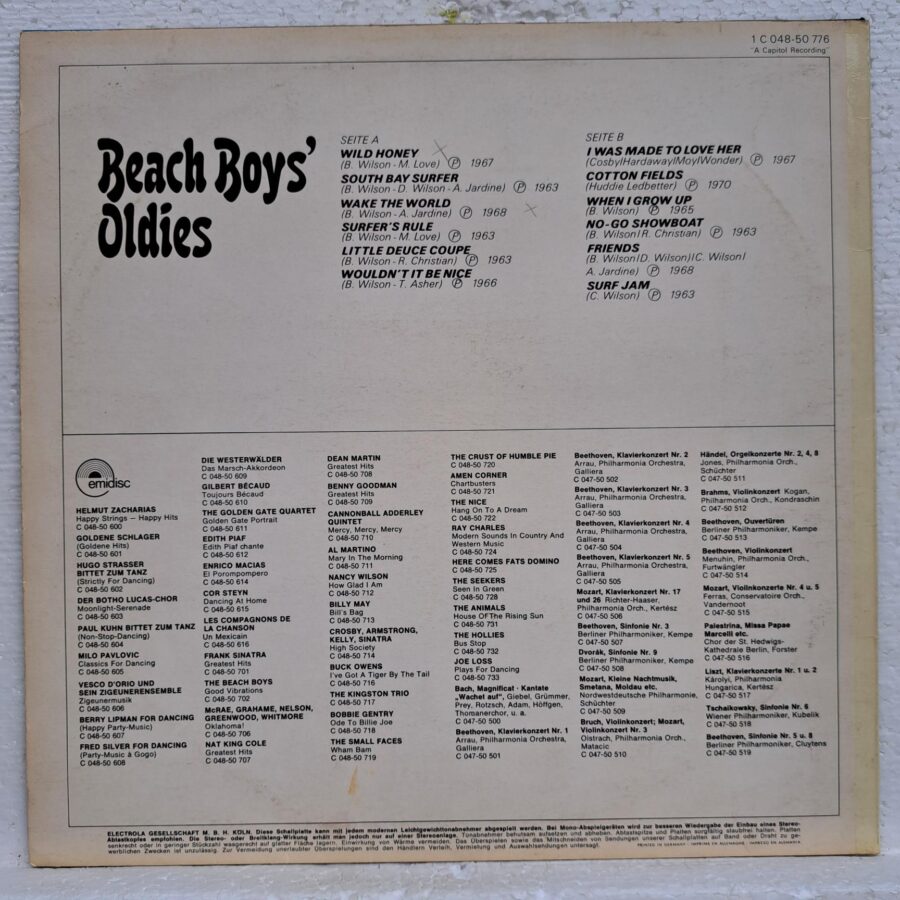 Beach Boys – Beach Boys' Oldies Disc VINIL LP VG+ (box5)