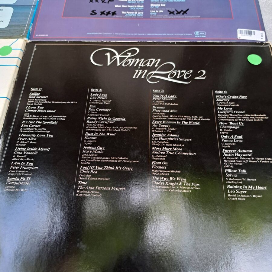 Box 8 Discuri Vinil LP VG VG+ -The Beach Boys, Frankie Ford, Tina Turner, Madonna, Falco, ZZ Top, Billy Ocean, Billy Idol(lotD3)