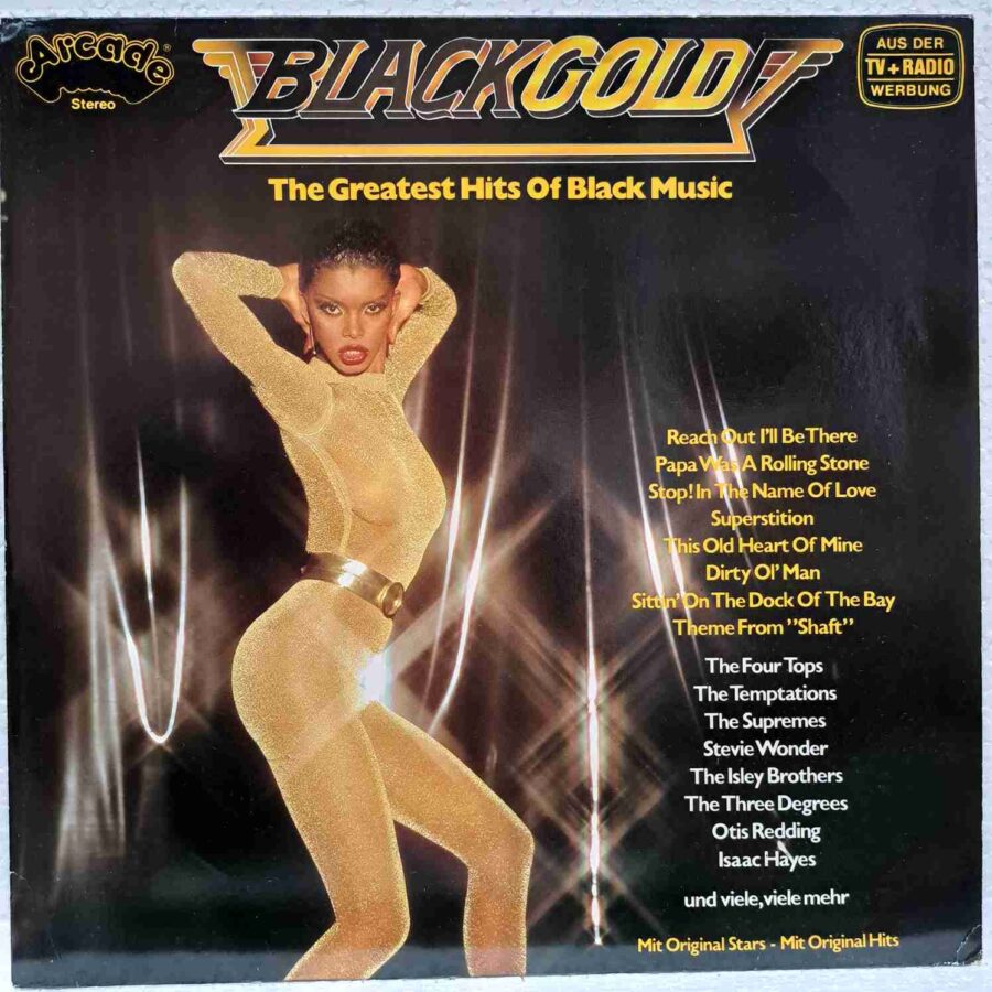 Black Gold (The Greatest Hits Of Black Music) - Ike & Tina Turner, Roberta Flack, Isaac Hayes, The Temptations - Disc Vinil LP VG+ (lotM) - ADE G 93