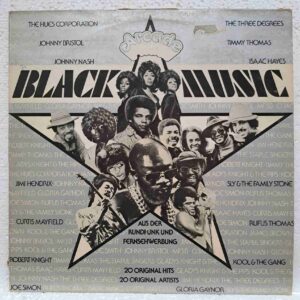 Black Music – James Brown, Jimi Hendrix, Johnny Nash, MFSB, O. C. Smith – Disc Vinil LP VG (lotK) – ADE G4