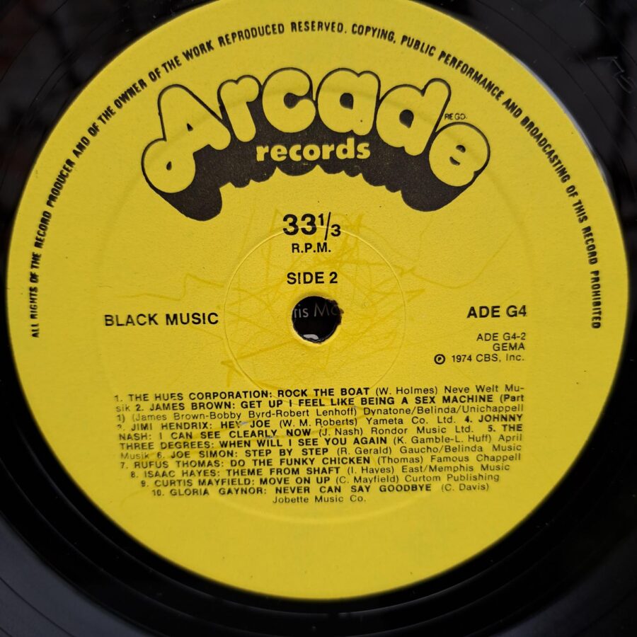 Black Music Disc VINIL LP VG -