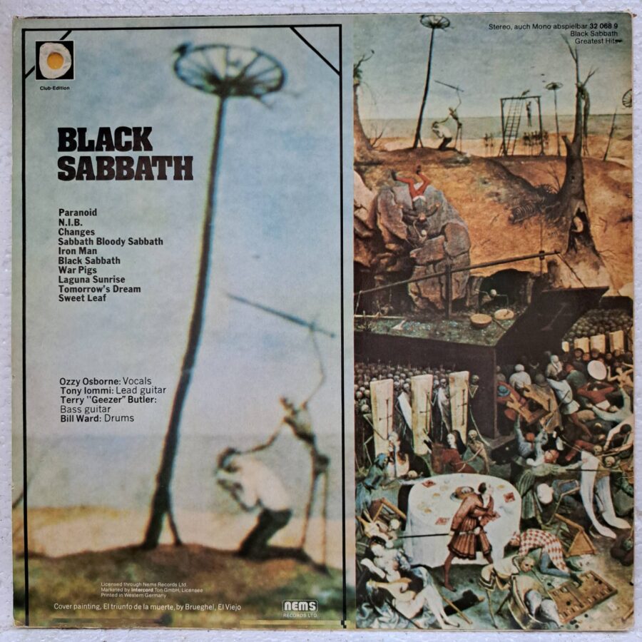 Black Sabbath – Greatest Hits – Disc Vinil LP VG VG+ (lotD)