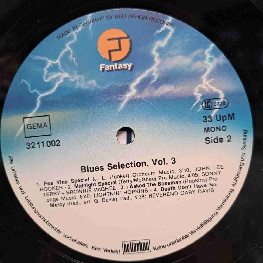 Blues Selection Vol.III - Disc VINIL 2LP VG VG- boxP