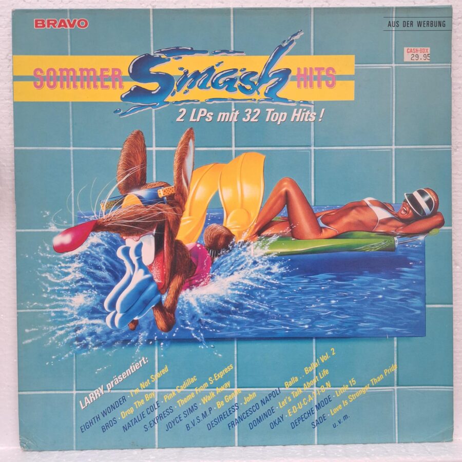 Bravo Sommer Smash Hits - 32 Top Hits! Depeche Mod, Sade, Erasure, Desireless, Azucar Moreno, Fancy , Bros, S'Express ... Disc VINIL LP VG+