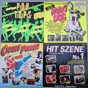 C1 Queen, Samantha Fox, Pet Shop Boys, Jeannie, Sandra, Simple Minds, Chris Rea, ABC- 4 COMPILAȚII Discuri VINIL LP VG VG+ (lot1:2)