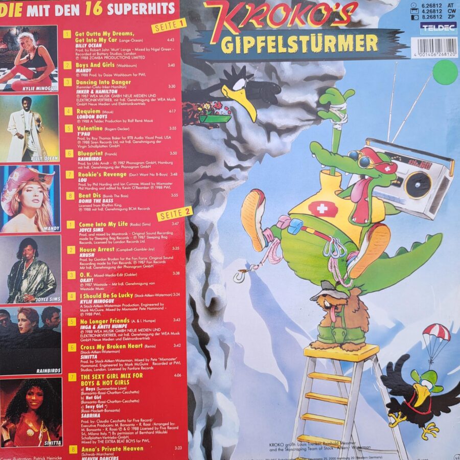Spliff, U2, Modern Talking, Depeche Mode, Yello, Rainbird- 4 COMPILAȚII Discuri VINIL LP VG, VG VG+, VG+ (lot1:3)