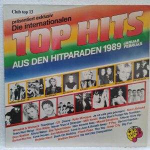 Club Top 13 Januar/Februar 1989 – Disc Vinil LP VG+ (lotG) - Blue System, Milli Vanilli, Samantha Fox, Womack & Womack, Inner City