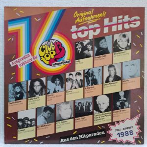 Club Top 13 International Juli/August 1988 – Disc Vinil LP VG+ (lotG) -Fancy, Blue System, Eddy Grant, C.C. Catch, Mandy, Sinitta, Chris Norman