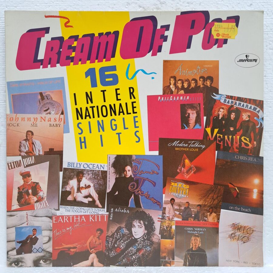 Cream Of Pop Disc VINIL LP VG VG+ (box3) Chris Norman, Bananarama, Chris Rea, Billy Ocean, Dire Straits, Modern Talking, Eartha Kitt, Animation ...