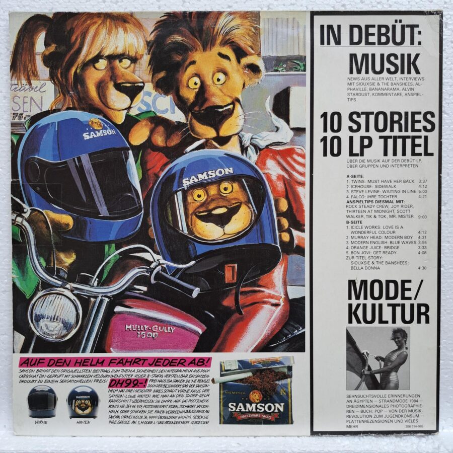 Debüt LP / Zeitschrift Ausgabe 7 (Nr. 07) – Disc Vinil LP VG+ (lotC) - Bon Jovi, The Twins, Tik & Tok, Modern English, Scott Walker