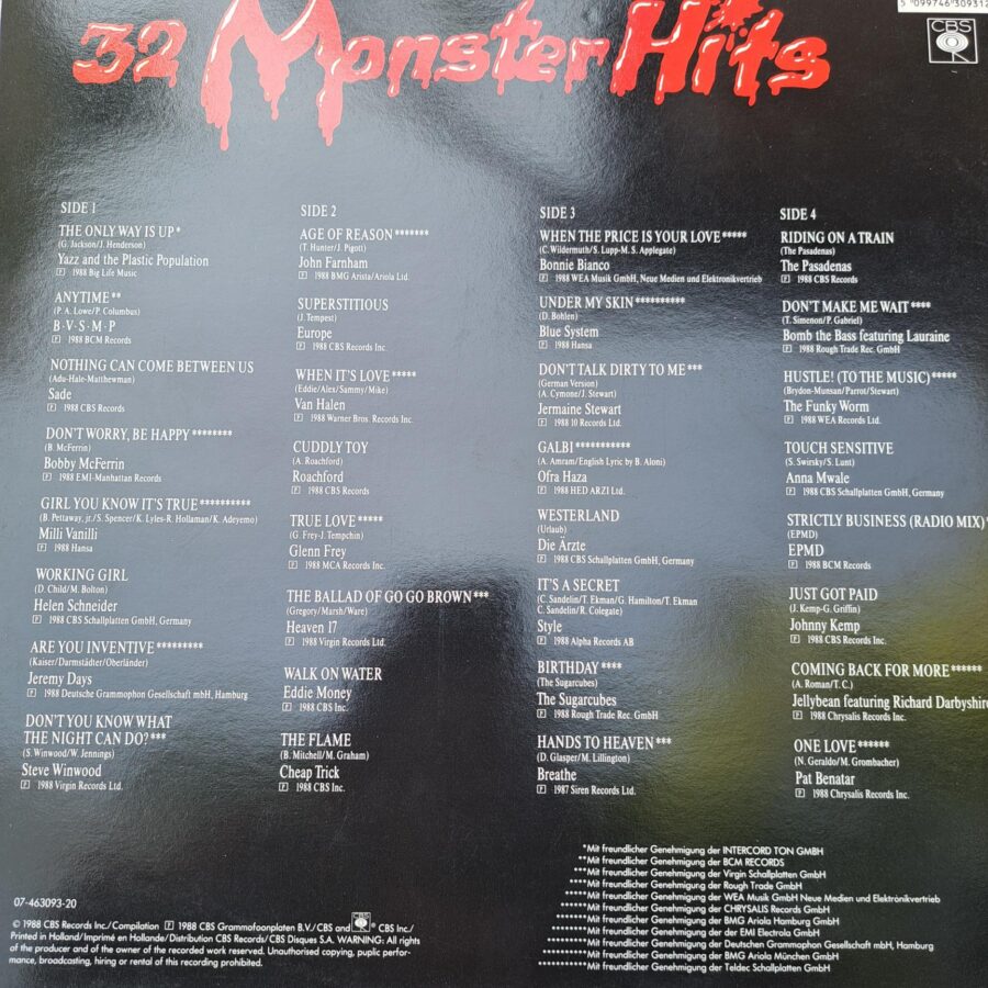 Desireless - New Order - Sade - Europe - Van Hallen - Blue System - Ofra Haza - Sandra - Fancy ... Disc VINIL LP VG+ 2x high life - 2x Ronny’s Pop Show (box8:5) 4 compilatii muzica anilor 80 cele mai bune hituri toate duble 8 discuri