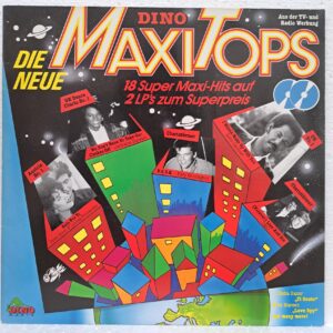 Maxi Tops Disc VINIL 2LP VG+ Mike Mareen, Peter Kent & Luisa Fernandez, OMD, Eddy Huntington, Matia Bazar, Billy Ocean ...