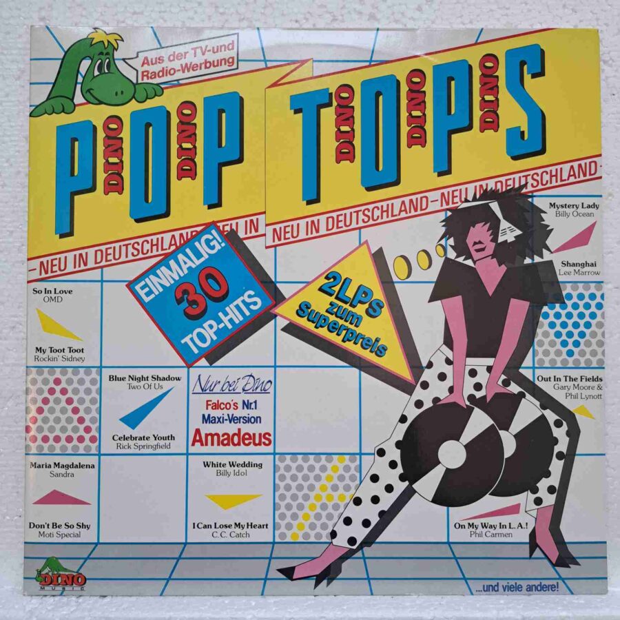 Dino Pop Tops - Disc Vinil 2LP VG VG+ (lotR) - Bad Boys Blue, C.C. Catch, The Crowd, Yello,Billy Idol, Billy Ocean