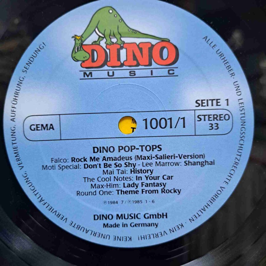 Dino Pop Tops - Disc Vinil 2LP VG VG+ (lotR) - Bad Boys Blue, C.C. Catch, The Crowd, Yello,Billy Idol, Billy Ocean