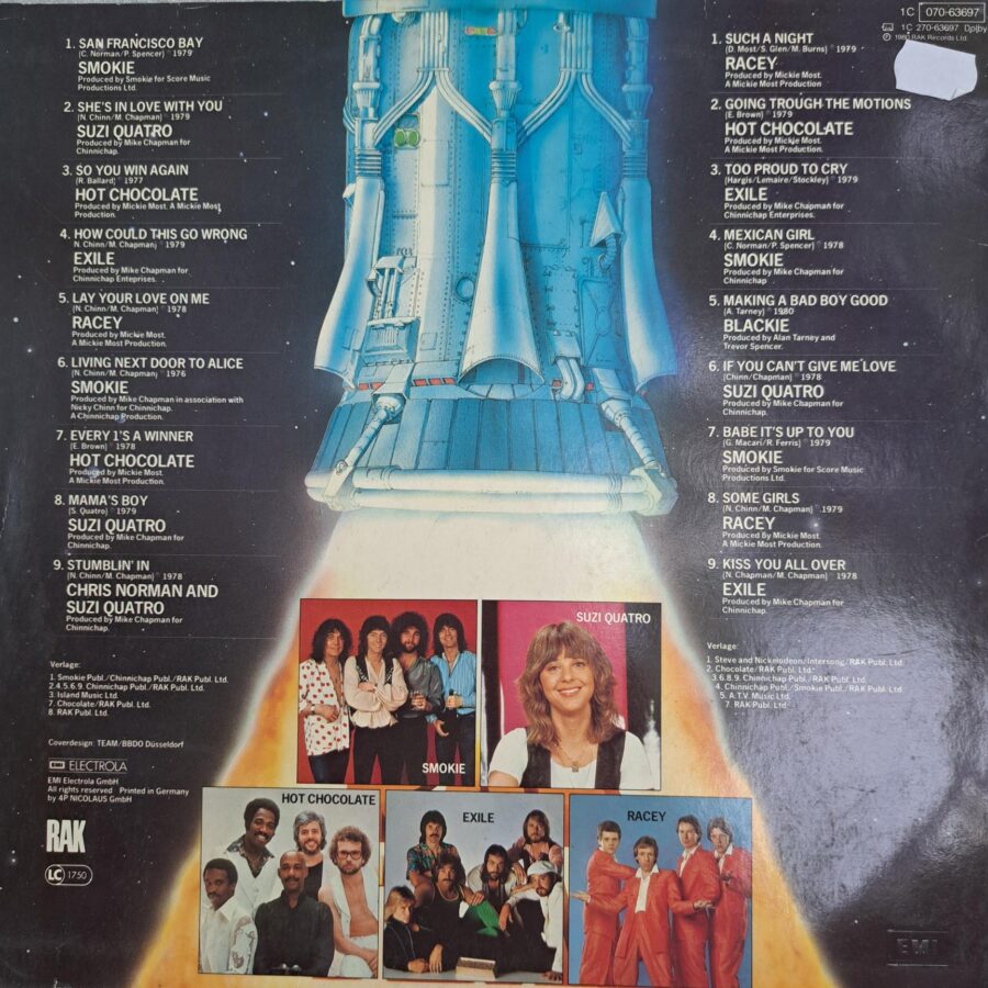 4 Discuri VINIL LP VG VG+ (Box 9:21) ABBA, Suzi Quatro, Chris Norman, Bee Gees, Smokie, Hot Chocolate, Fletwood Mac, Domino