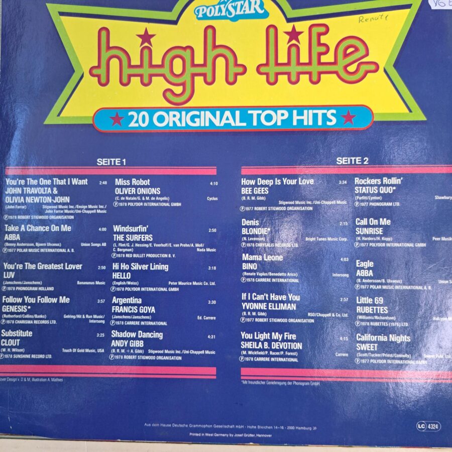 4 Discuri VINIL LP VG VG+ (Box 9:21) ABBA, Suzi Quatro, Chris Norman, Bee Gees, Smokie, Hot Chocolate, Fletwood Mac, Domino