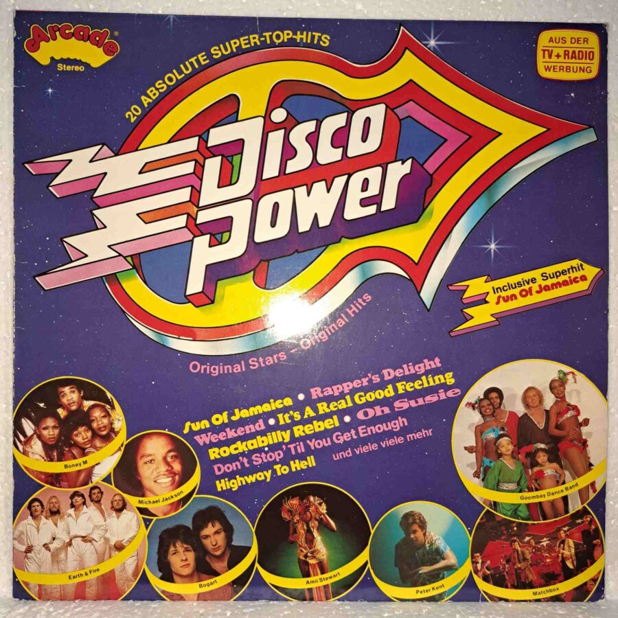 Disco Power – Disc Vinil LP VG+ (lotG) - AC/DC, Boney M, Michael Jackson, Matchbox, Amii Stewart