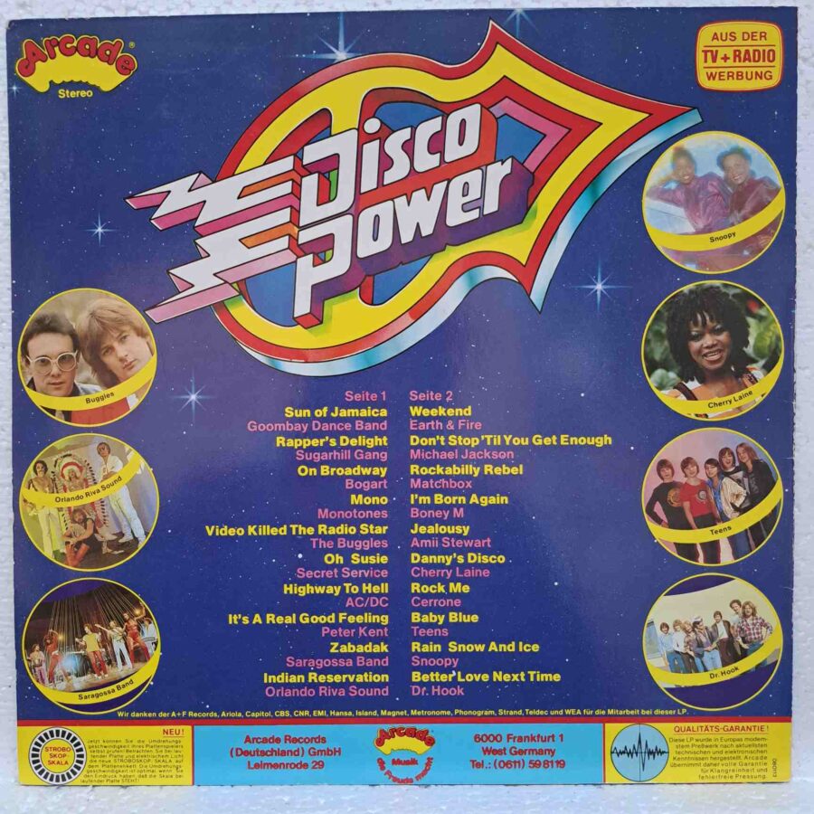 Disco Power – Disc Vinil LP VG+ (lotG) - AC/DC, Boney M, Michael Jackson, Matchbox, Amii Stewart