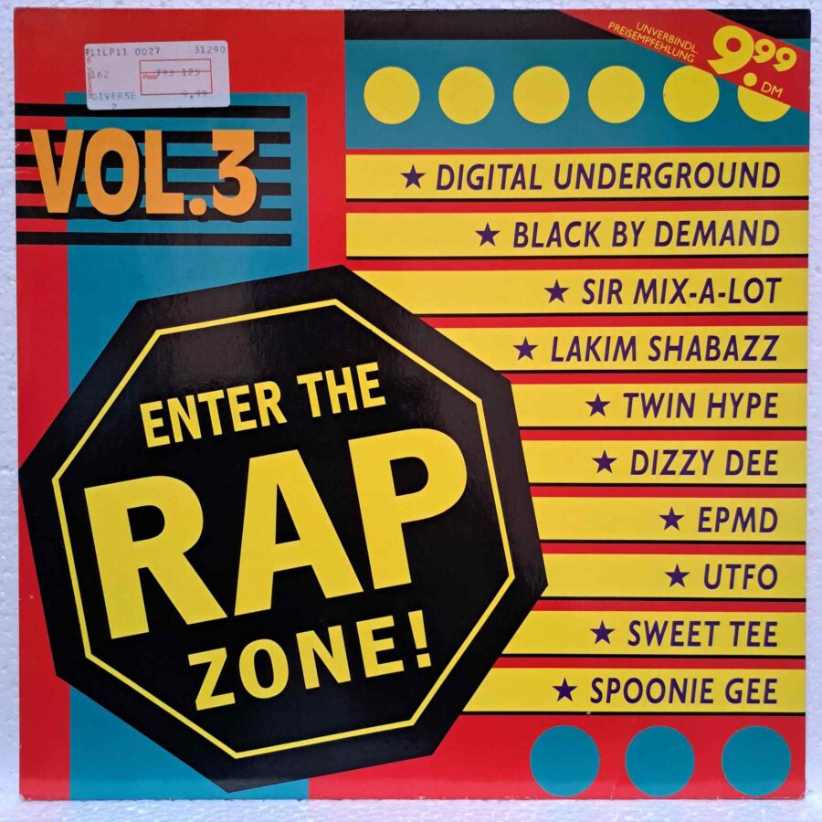 Enter The Rap Zone! Vol. 3 – Disc Vinil LP VG+ (lotG) - Dizzy Dee, UTFO, Spoonie Gee, Sweet Tee