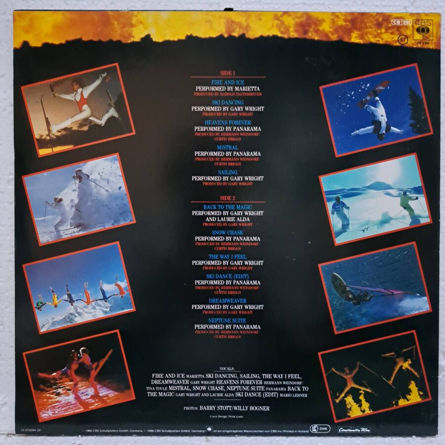 Fire And Ice (Original-Soundtrack) - Disc Vinil LP VG+ (lotD) - Gary Wright, Panarama, Marietta, Laurie Alda