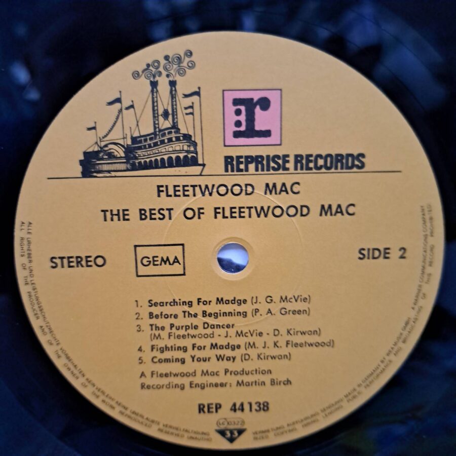 Fleetwood Mac – The Best Of Fleetwood Mac – Disc Vinil LP VG VG+ (lotD)