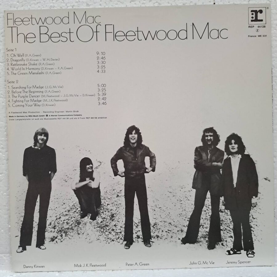 Fleetwood Mac – The Best Of Fleetwood Mac – Disc Vinil LP VG VG+ (lotD)