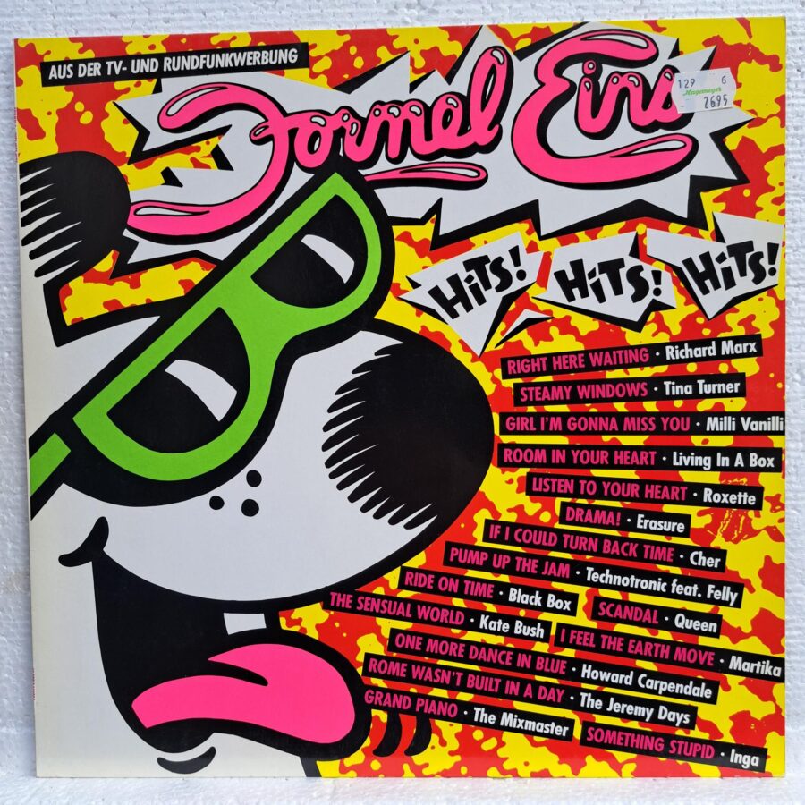Formel Eins - Hits! Hits! Hits! (REPOSTAT) Disc VINIL 2LP VG+ Queen, Black Box, Cher, Roxette, Erasure, Living In A Box, Martika, Inga, Technotronic, Kate Bush ...