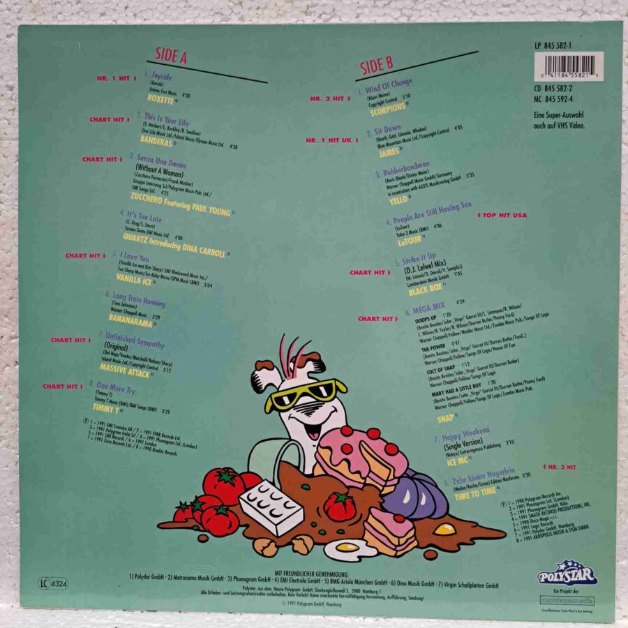 Formel Eins - More And More Hits! - Scorpions, Roxette, Snap, Bananarama, Ice MC - Disc Vinil LP NM