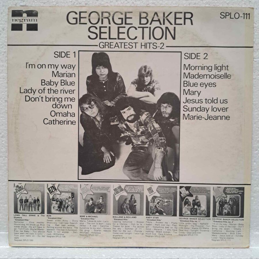 George Baker Selection – Greatest Hits 2 – Disc Vinil LP VG VG+ (lotF)