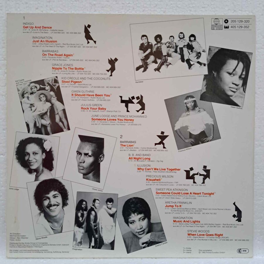 Get Up And Dance – Disc Vinil LP VG+ (lotG) - Indigo, Barrabas, Precious Wilson, Julius Green, Stevie Woods