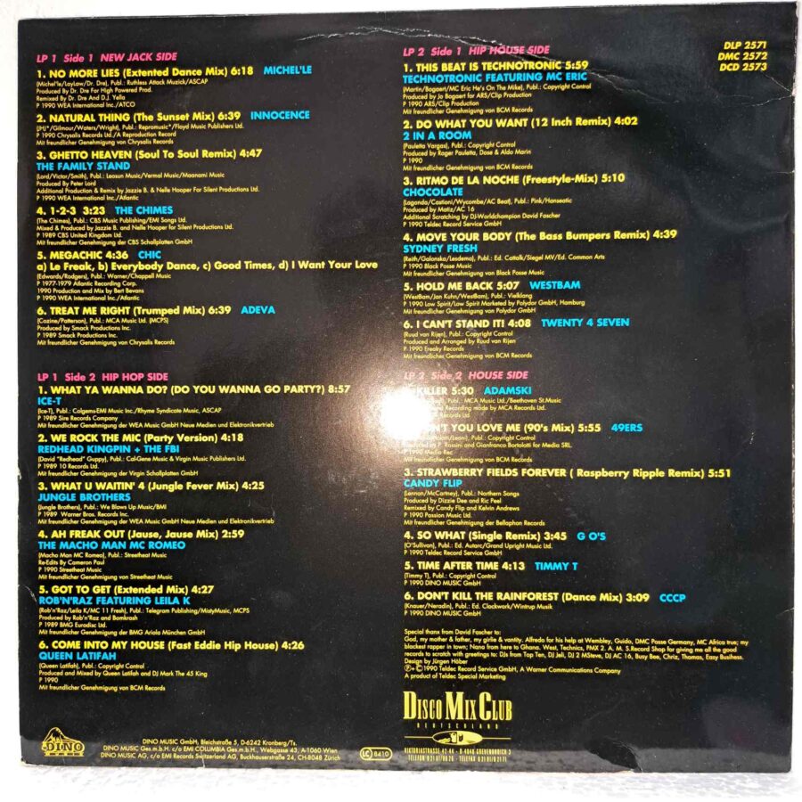 Get Up! (The Ultimate Dance Collection) – Disc Vinil 2LP VG+ (lotI) - Chocolate, Innocence, Chic, Ice-T, WestBam, Candy Flip - DLP 2571
