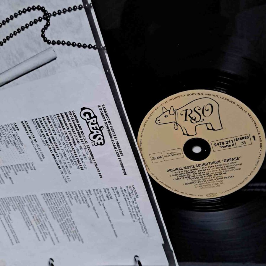 Grease (The Original Soundtrack From The Motion Picture) - Disc Vinil 2LP VG VG+ (lotH) - John Travolta, Olivia Newton, Sha-Na-Na, Cindy Bullens