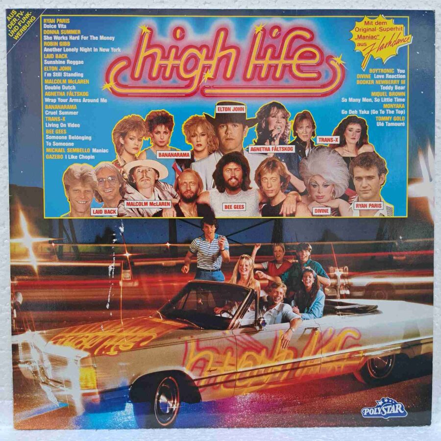 High Life - Elton John, Donna Summer, Bananarama, Gazebo, Disc Vinil LP VG+ (lotM) - 815 848