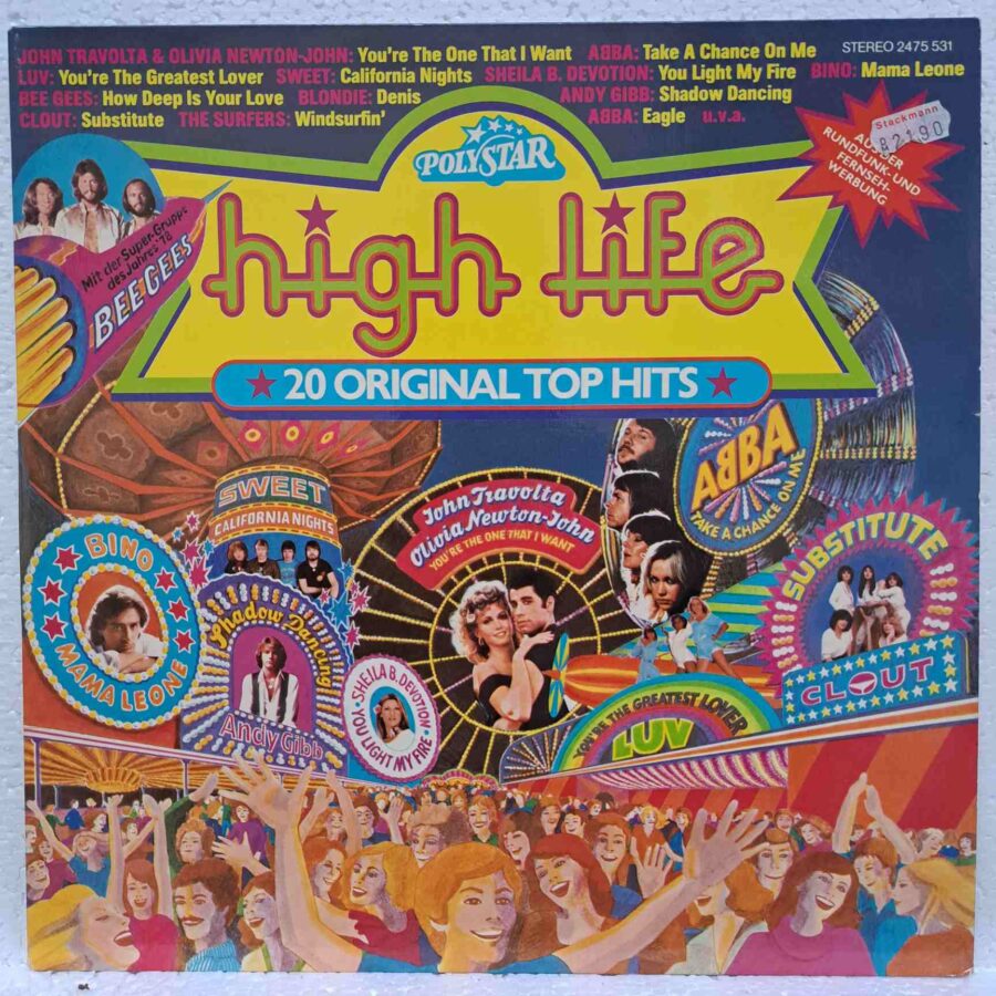 High Life – ABBA, Bee Gees, Status Quo, Clout, Genesis – Disc Vinil LP VG VG+ (lotH) - 2475 531