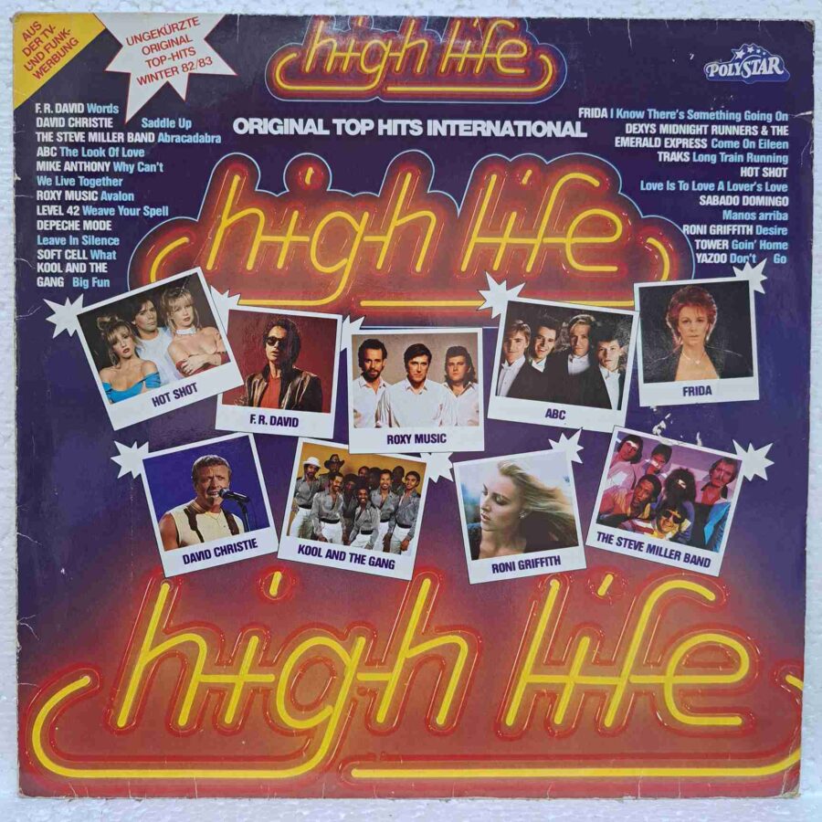 High Life - Disc Vinil LP VG+ (lotI) - Depeche Mode, F. R. David, Roxy Music, Yazoo, Hot Shot - 2475 569