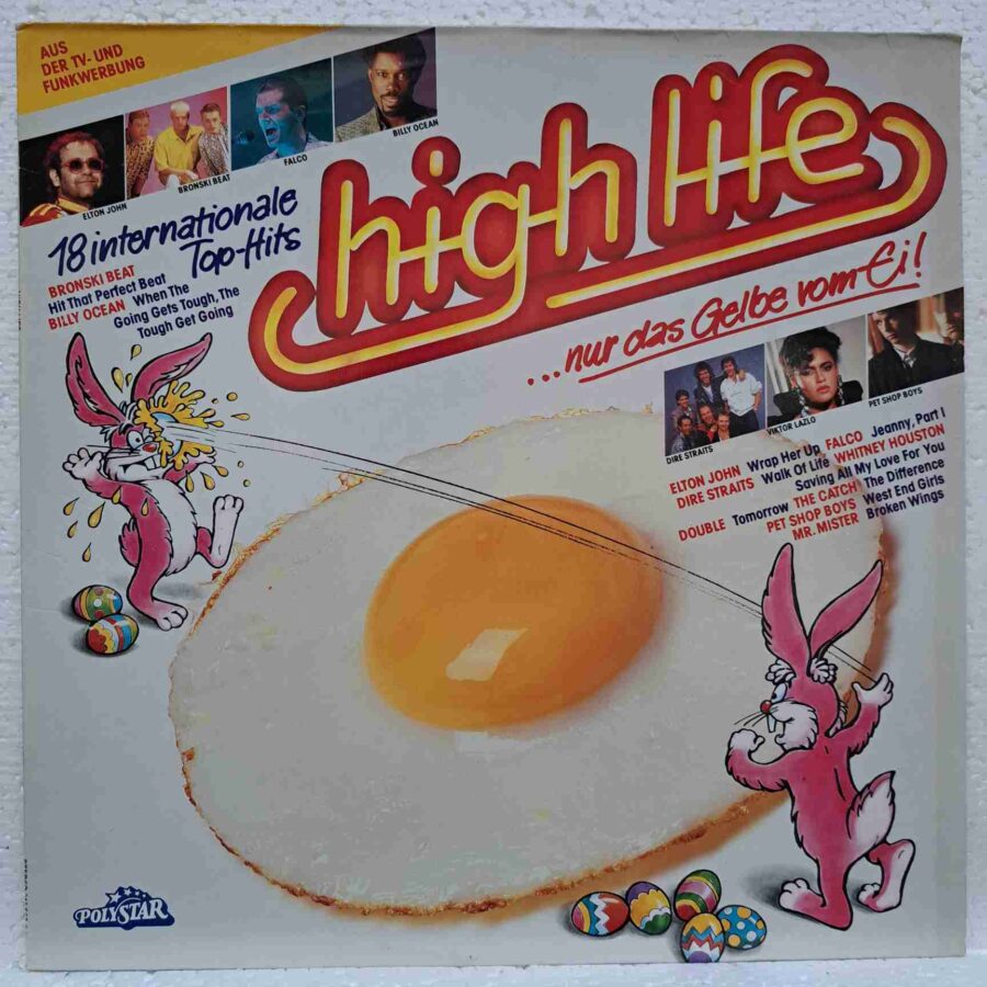 High Life – Pet Shop Boys, Billy Ocean, C.C. Catch, Falco, Dire Straits – Disc Vinil LP VG VG+ (lotH) - 819553
