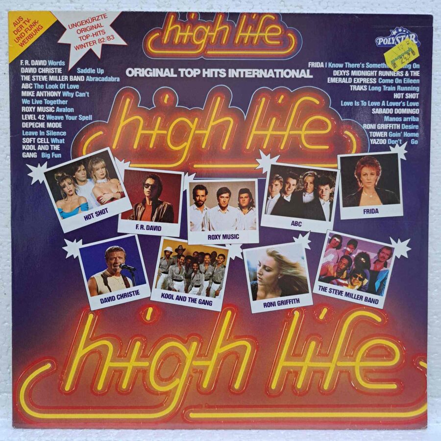 High Life - Disc Vinil LP VG+ (lotI) - Roxy Music, ABC, Depeche Mode, Hot Shot, Frida- 2475 569